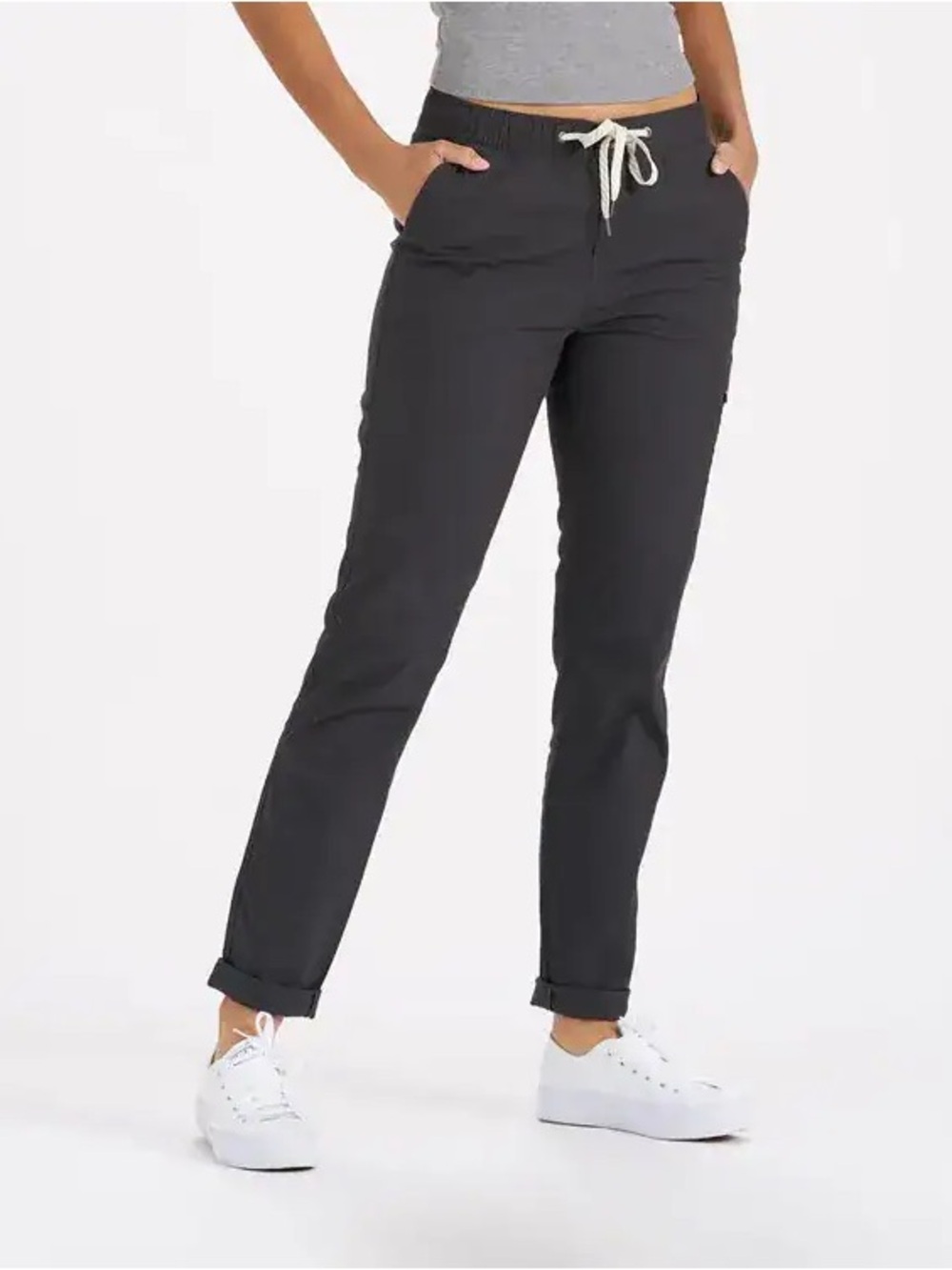 Vuori Ripstop Charcoal Gray Cotton Blend Climber Gorpcore Outdoor Pants Sz L - Picture 7 of 7